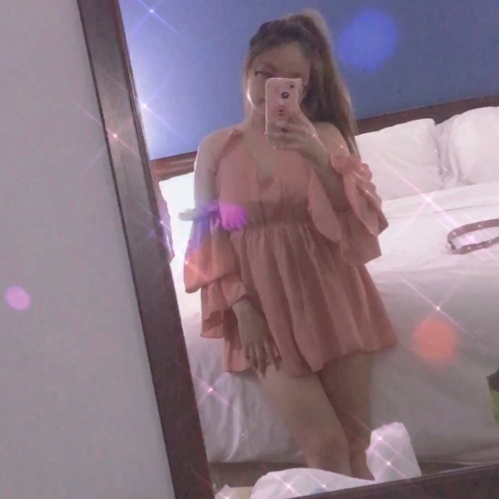 SOLD Off shoulder romper